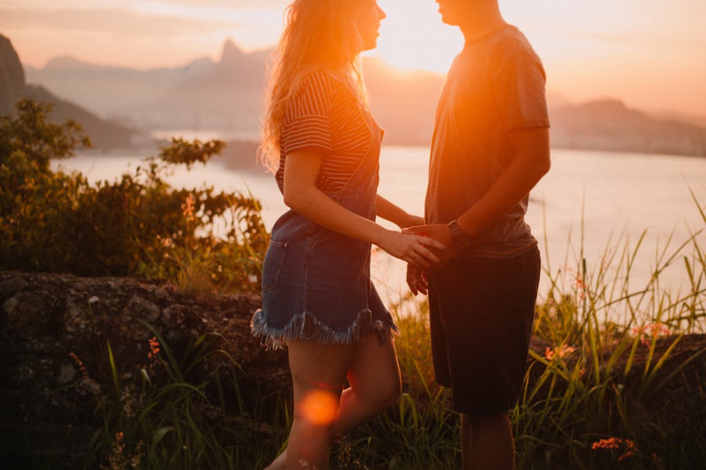 Woman Holding A Man's Hand